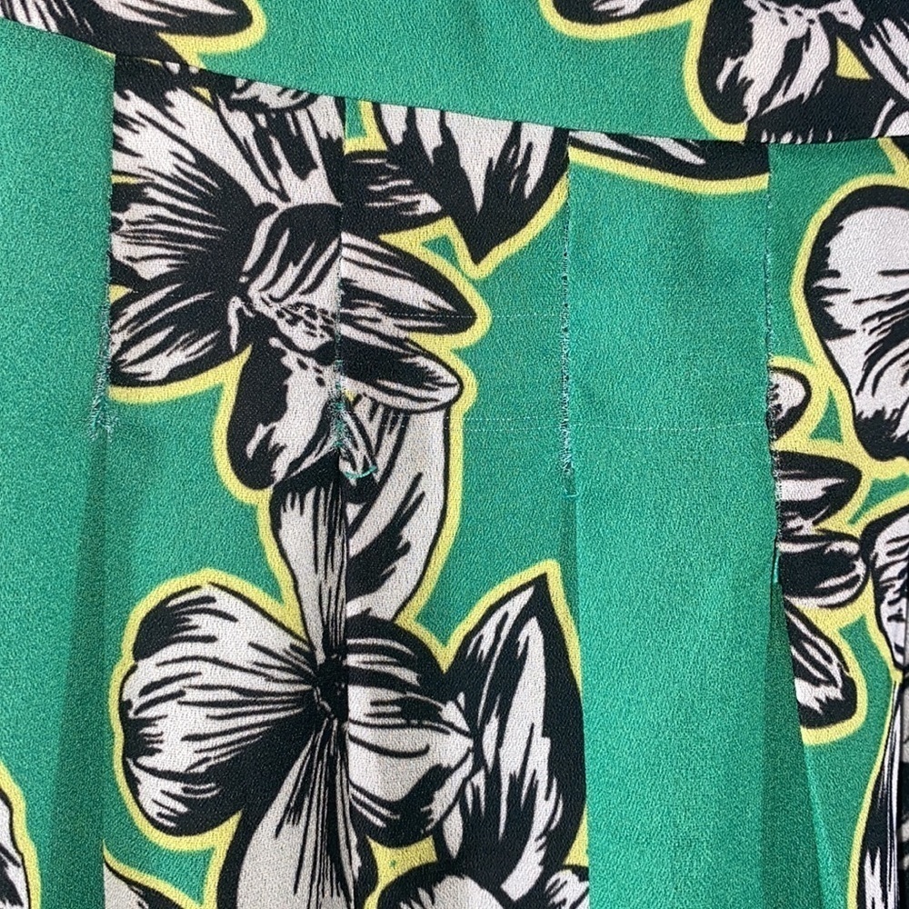 Philosophy Green Floral Dress, Size Large - Picture 7 of 8